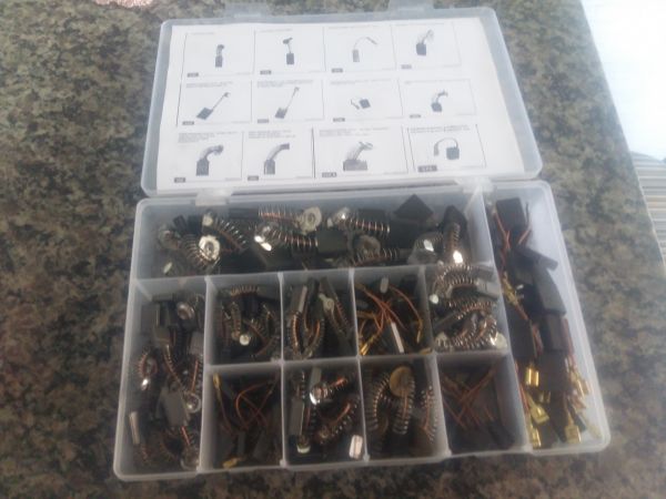 kit de escova de carvao
